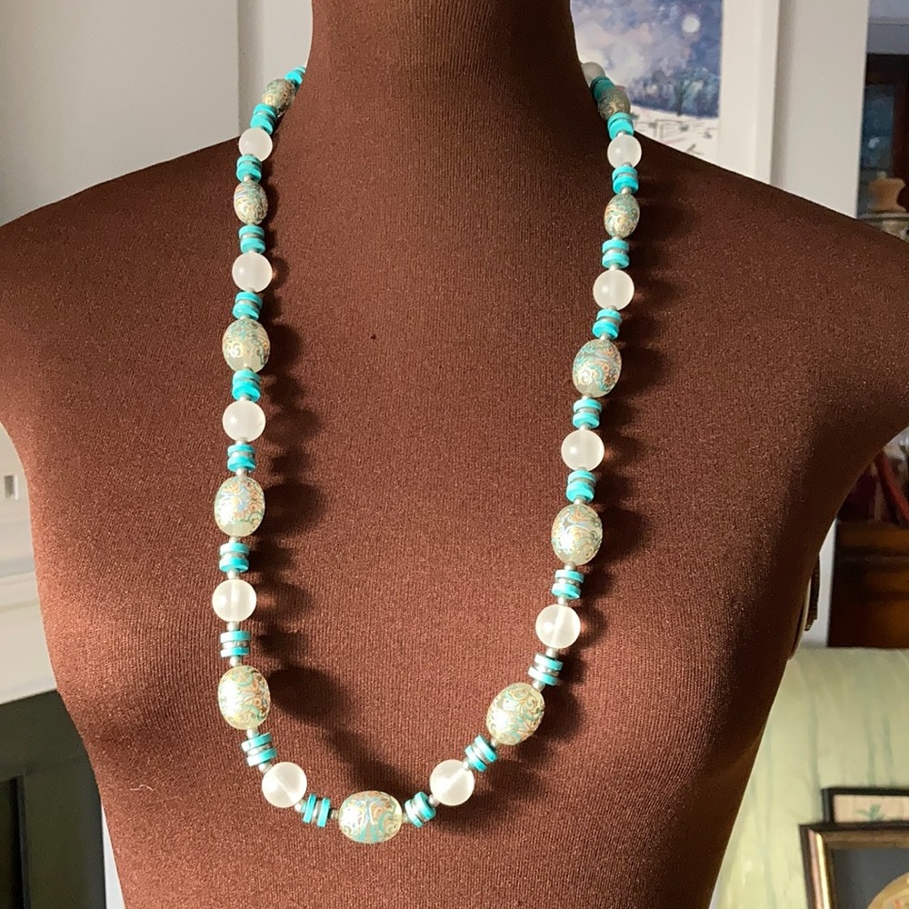 Vintage, from the 80s, long necklace